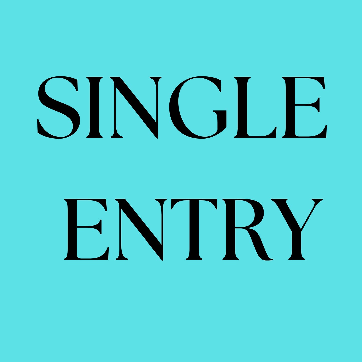 ADULT ENTRY SINGLE