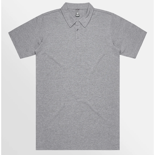MENS POLO SHIRT - FRONT LOGO ONLY - VARIOUS COLOURS